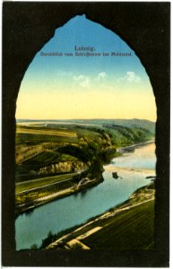 19789-Tragnitz-1915-Blick vom Schloßturm ins Muldental-Brück & Sohn Kunstverlag