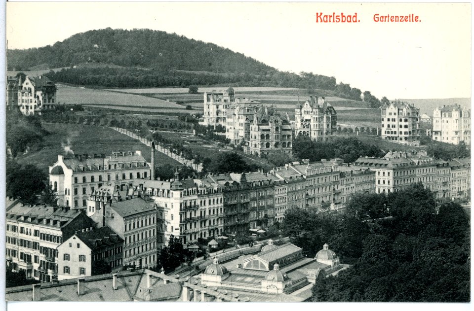 11620-Karlsbad-1910-Gartenzeile-Brück & Sohn Kunstverlag