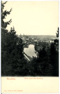 05135-Rochlitz-1904-Blick nach dem Schloß-Brück & Sohn Kunstverlag