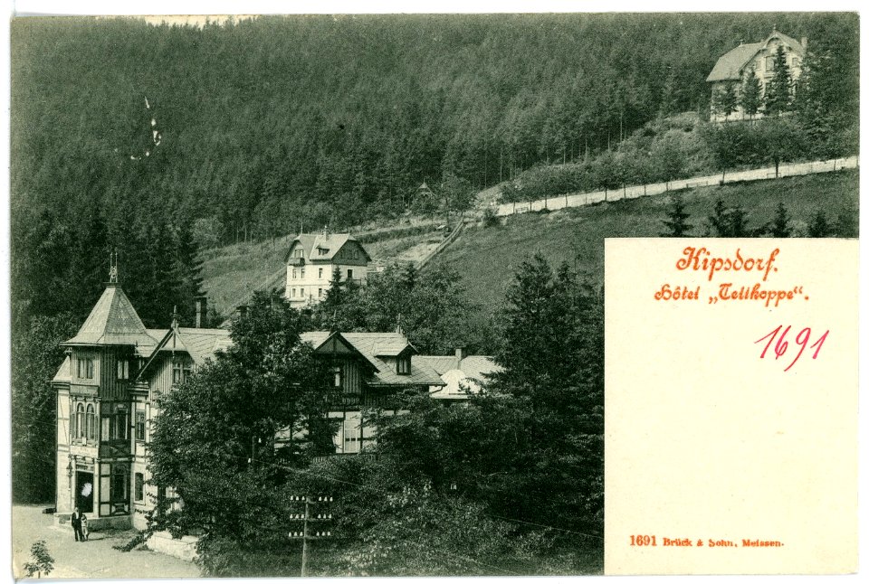 01691-Kipsdorf-1901-Hotel Tellkoppe-Brück & Sohn Kunstverlag