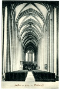 15541-Meißen-1913-Mittelschiff-Brück & Sohn Kunstverlag