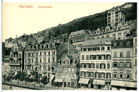 11733-Karlsbad-1910-Kreuzstraße-Brück & Sohn Kunstverlag photo