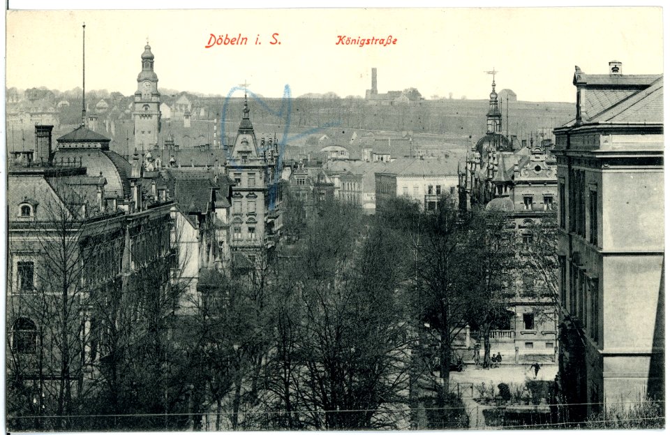 18854-Döbeln-1915-Königstraße-Brück & Sohn Kunstverlag