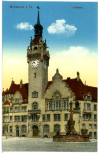 17472-Waldheim-1914-Rathaus-Brück & Sohn Kunstverlag