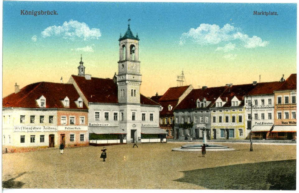 18713-Königsbrück-1915-Marktplatz-Brück & Sohn Kunstverlag