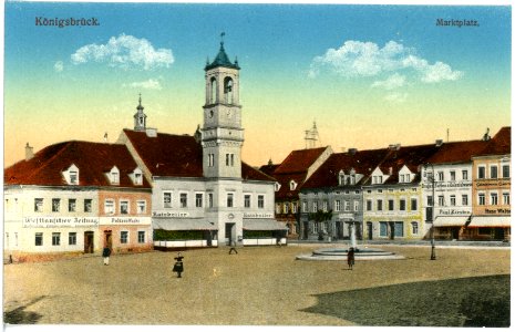 18713-Königsbrück-1915-Marktplatz-Brück & Sohn Kunstverlag