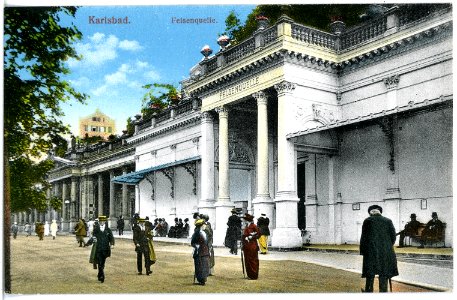 18813-Karlsbad-1915-Felsenquelle-Brück & Sohn Kunstverlag photo