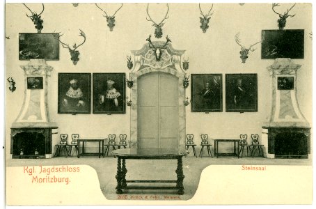 02685-Moritzburg-1902-Jagdschloß Steinsaal-Brück & Sohn Kunstverlag