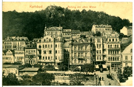 11708-Karlsbad-1910-Anfang der alten Wiese-Brück & Sohn Kunstverlag