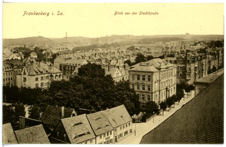 16557-Frankenberg-1913-Blick auf Frankenberg von der Stadtkirche-Brück & Sohn Kunstverlag