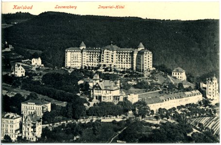 18022-Karlsbad-1914-Laurenziberg und Hotel Imperial-Brück & Sohn Kunstverlag