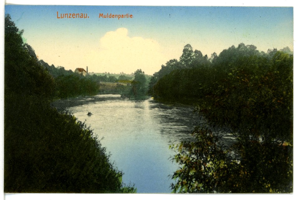 16494-Lunzenau-1913-Muldenpartie-Brück & Sohn Kunstverlag