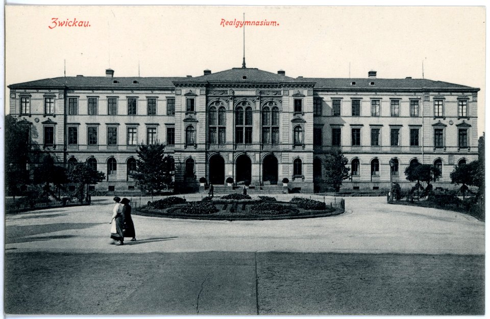 19918-Zwickau-1915-Realgymnasium-Brück & Sohn Kunstverlag