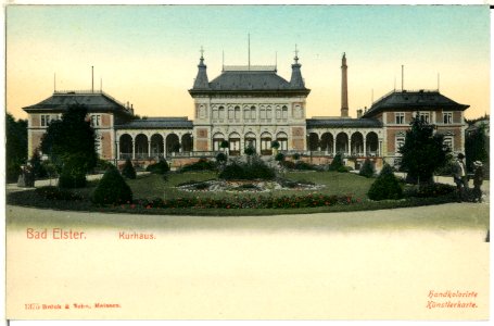01375-Bad Elster-1899-Kurhaus-Brück & Sohn Kunstverlag