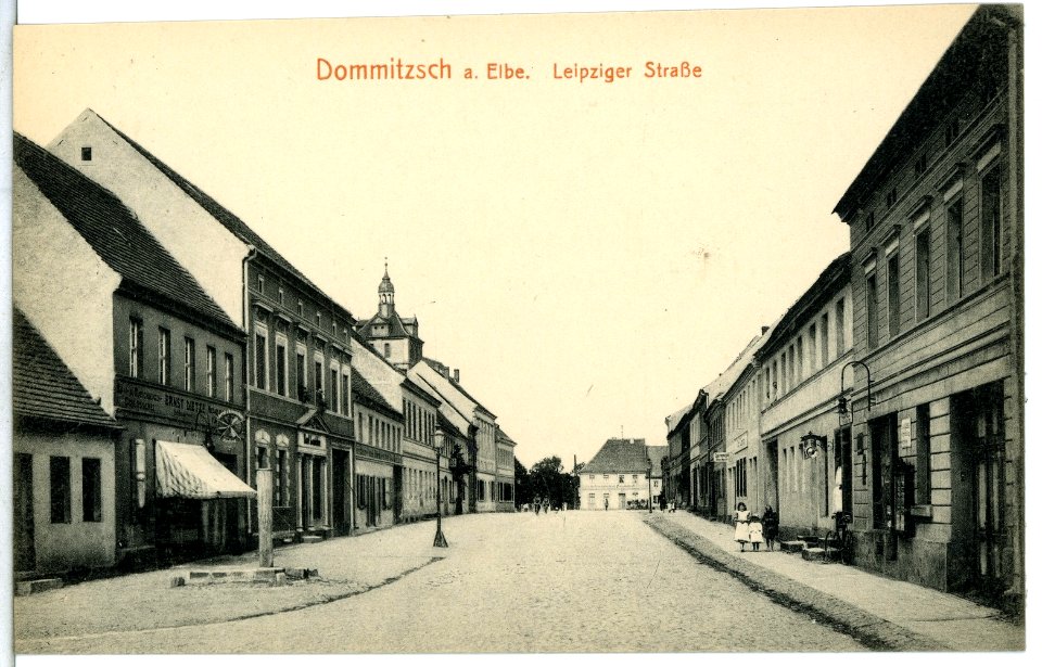 14960-Dommitzsch-1912-Leipziger Straße-Brück & Sohn Kunstverlag