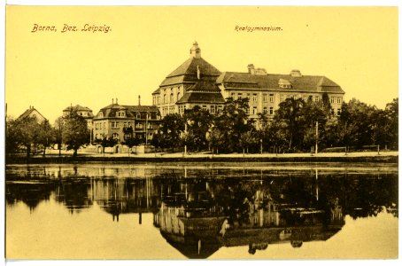 16351-Borna-1913-Realgymnasium-Brück & Sohn Kunstverlag