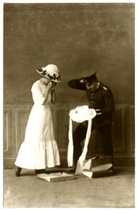 16103-Meißen-1913-Grenadiere Hutkarton-Brück & Sohn Kunstverlag