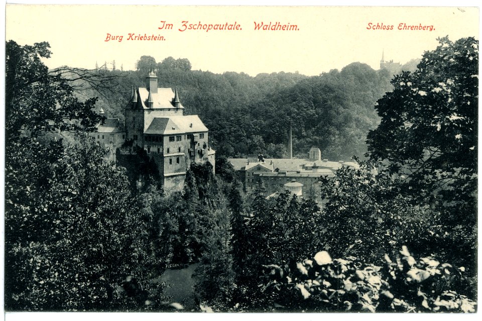 16521-Kriebstein-1913-Burg Kriebstein und Schloß Ehrenberg-Brück & Sohn Kunstverlag