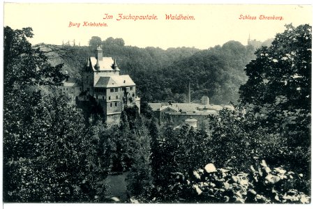 16521-Kriebstein-1913-Burg Kriebstein und Schloß Ehrenberg-Brück & Sohn Kunstverlag