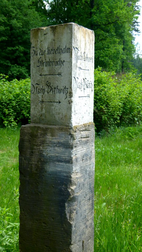 Wegweiser Graupa 2 Äußere Pillnitzer Straße