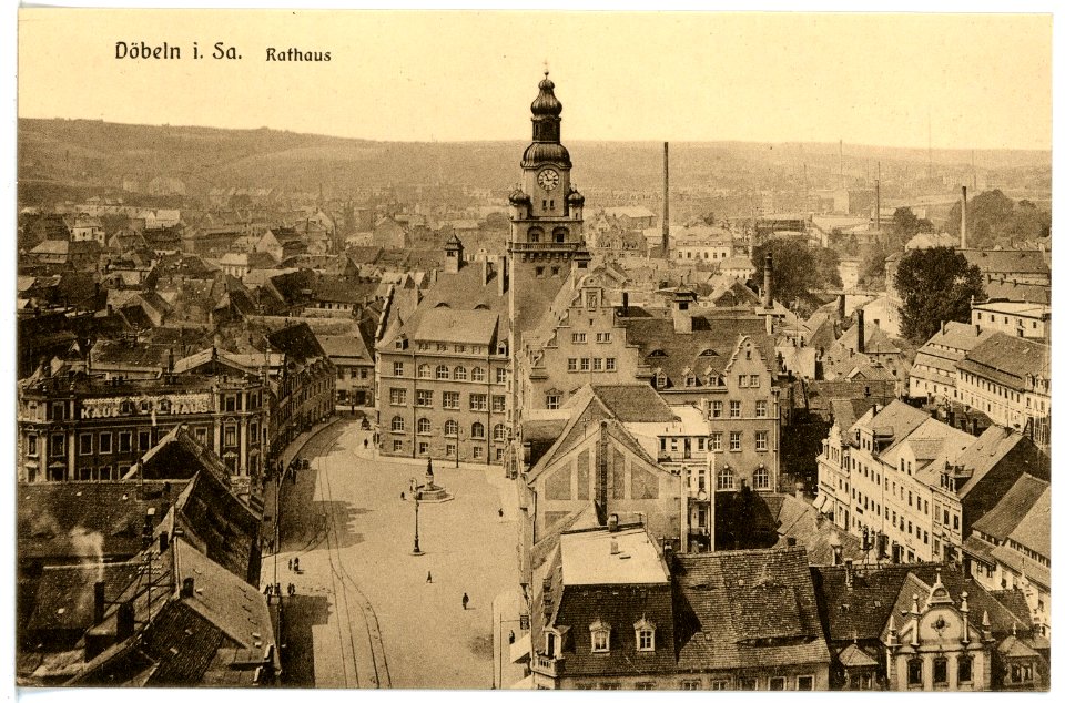 15925-Döbeln-1913-Neues Rathaus-Brück & Sohn Kunstverlag
