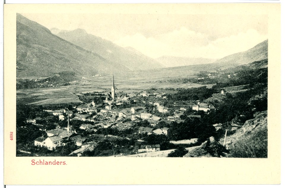 04692-Schlanders-1903-Blick auf Schlanders-Brück & Sohn Kunstverlag
