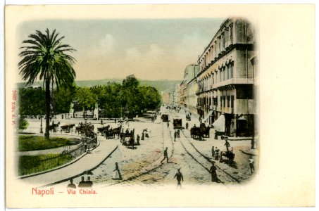 02032-Napoli-1901-Via Chiaia-Brück & Sohn Kunstverlag