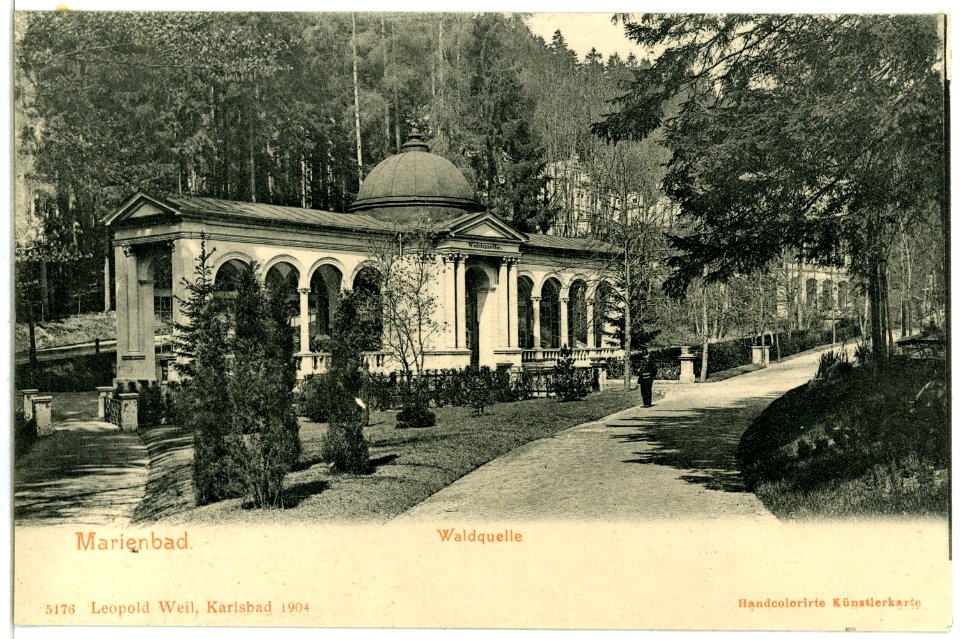 05176-Marienbad-1904-Waldquelle-Brück & Sohn Kunstverlag