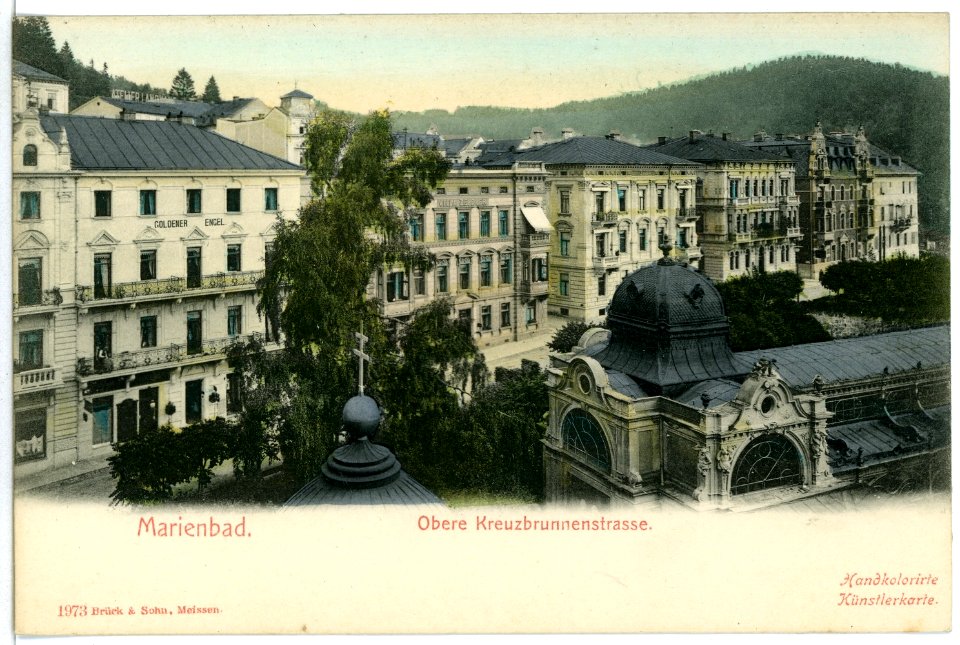 01973-Marienbad-1901-Obere Kreuzbrunnenstaße-Brück & Sohn Kunstverlag