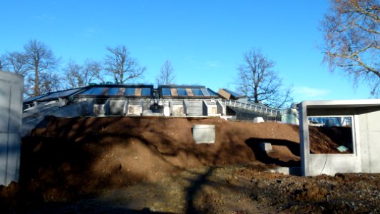 Wilhelma Menschenaffenhaus Baustelle 3