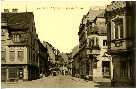 18258-Borna-1914-Reichsstraße-Brück & Sohn Kunstverlag