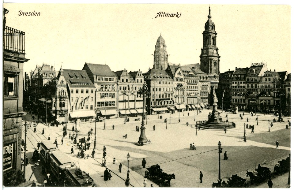 18899-Dresden-1915-Altmarkt-Brück & Sohn Kunstverlag