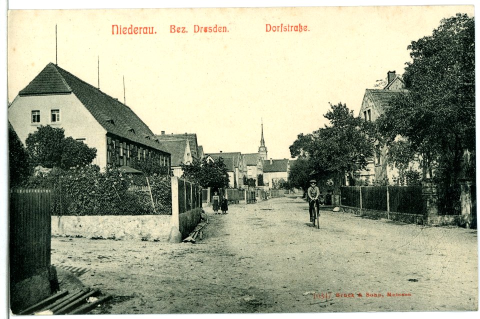 10347-Niederau-1908-Dorfstraße-Brück & Sohn Kunstverlag