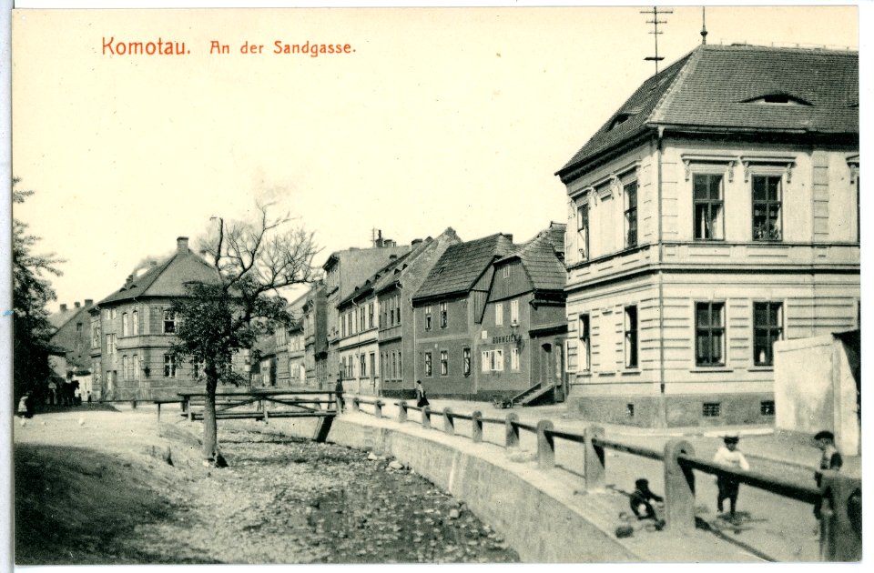 14333-Komotau-1912-Sandgasse-Brück & Sohn Kunstverlag