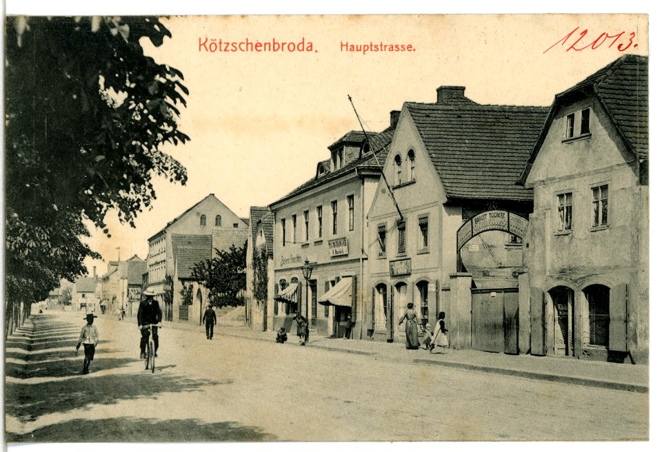 12013-Kötzschenbroda-1910-Hauptstraße-Brück & Sohn Kunstverlag