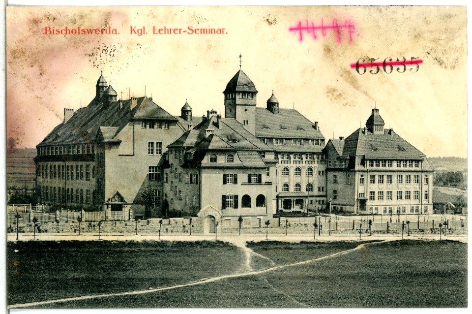 14635-Bischofswerda-1912-Königliches Lehrerseminar-Brück & Sohn Kunstverlag