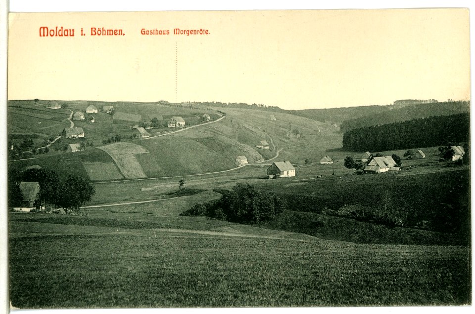 10857-Moldau-1909-Gasthaus Morgenröte-Brück & Sohn Kunstverlag