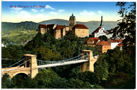 17653-Elbogen-1914-Burg und Brücke-Brück & Sohn Kunstverlag