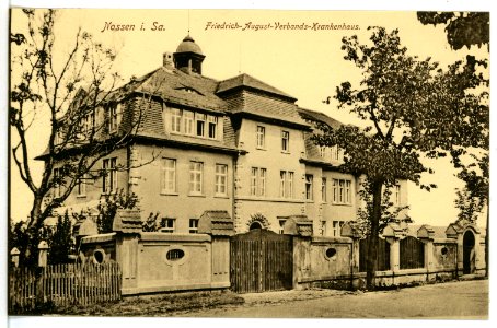 15887-Nossen-1913-Friedrich-August-Verbandskrankenhaus-Brück & Sohn Kunstverlag
