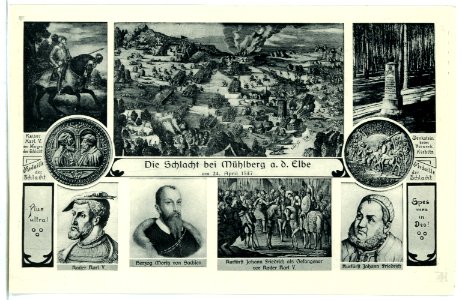 10846-Mühlberg-1909-Die Schlacht bei Mühlberg 1547-Brück & Sohn Kunstverlag