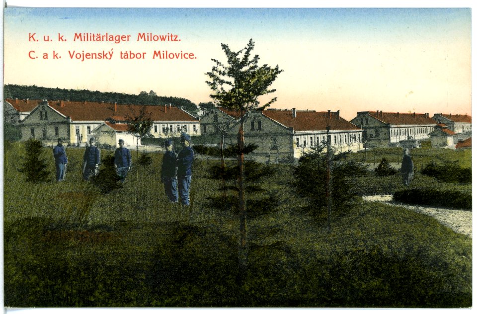 12317-Milowitz-1910-Militärlager-Brück & Sohn Kunstverlag