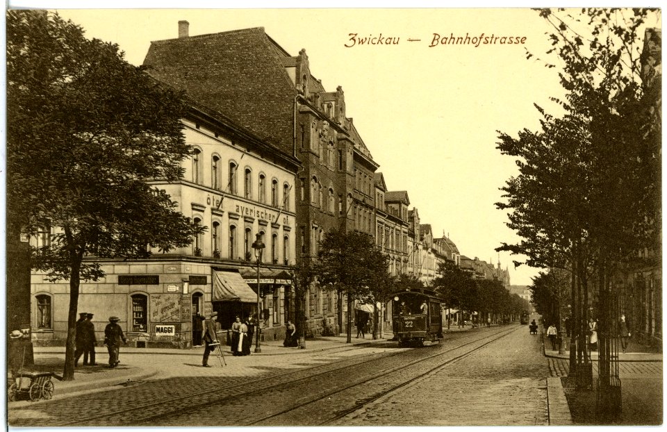 19893-Zwickau-1915-Bahnhofstraße-Brück & Sohn Kunstverlag