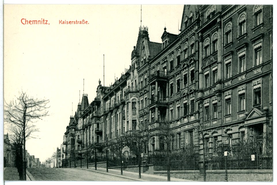 12157-Chemnitz-1910-Kaiserstraße-Brück & Sohn Kunstverlag