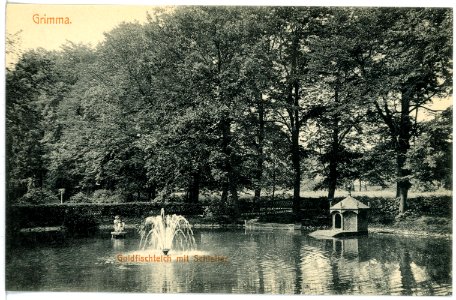 16307-Grimma-1913-Goldfischteich-Brück & Sohn Kunstverlag