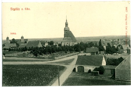 10077-Strehla-1908-Blick auf Strehla-Brück & Sohn Kunstverlag