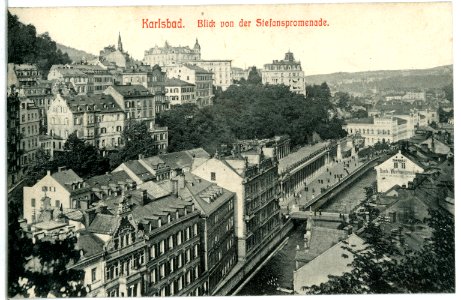 11616-Karlsbad-1910-Blick von der Stefanspromenade-Brück & Sohn Kunstverlag