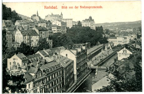 11616-Karlsbad-1910-Blick von der Stefanspromenade-Brück & Sohn Kunstverlag photo