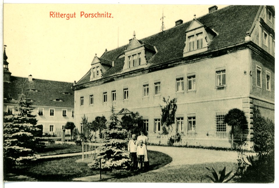 12314-Porschnitz-1910-Rittergut-Brück & Sohn Kunstverlag