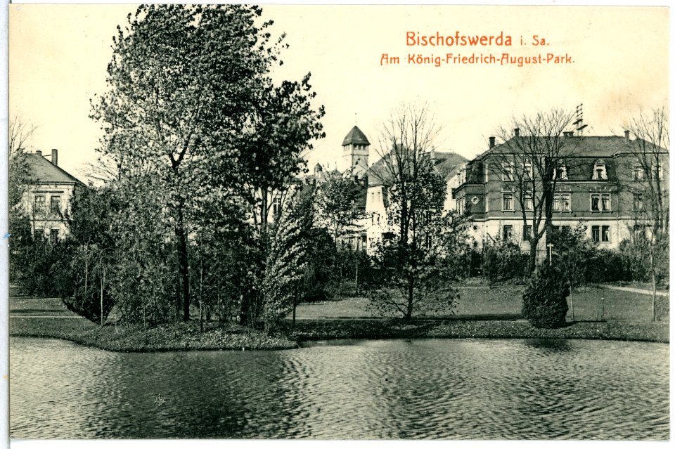 14343-Bischofswerda-1912-Friedrich-August-Park-Brück & Sohn Kunstverlag