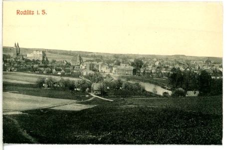 10749-Rochlitz-1909-Blick auf Rochlitz-Brück & Sohn Kunstverlag